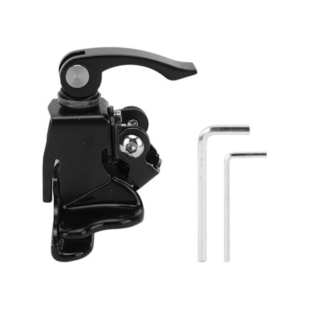 Radioantenne Monteringsbeslag 180° Drejelig Rustfrit Stål Rustfri Sort til Lastbiler RV'er Off Road Biler