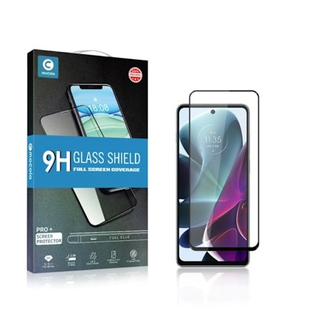 MOCOLO HD Motorola Moto G200 5G skærmbeskytter i hærdet glas - Sort Udgave