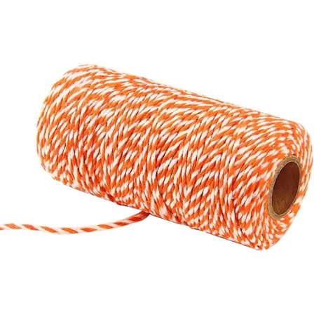 100 m slagtersnor, 2 mm bomuld, farvet bagesnor til køkken, madlavning, kød, gaveindpakning, håndværk, havearbejde, hobby