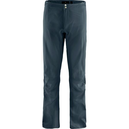 Fjällräven Herr's Bergtagen Lite Eco-Shell Trousers in Mountain Blue | Size: 46, Eco-Shell/Polyester