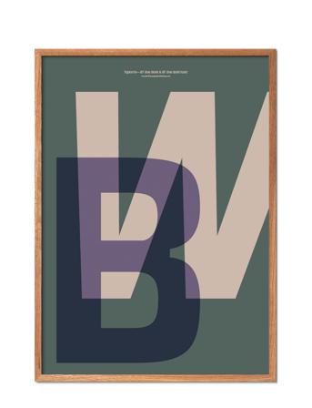 Ilwt-Wb Patterned Poster & Frame