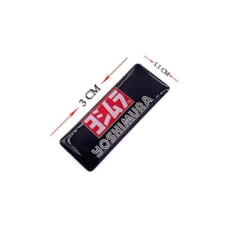 Alumiiniset moottoripyörän pakoputkitarroja Yoshimura Honda Yamaha Suzuki Kawasaki pakoputken äänenvaimentimen tarroihin - Tarrat ja tarrat