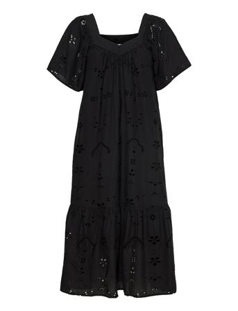 Mellanisz Dress Knælang Kjole Sort Saint Tropez