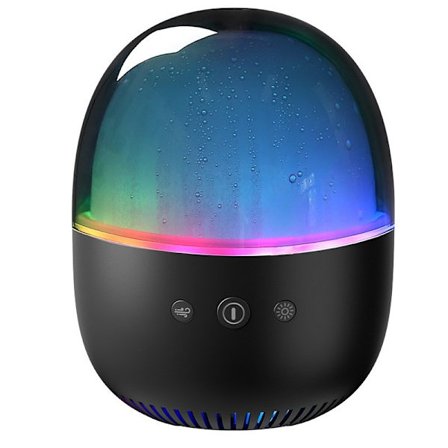 3-i-1 Aromdiffuser, Nattlampa & Luftfuktare med Färgskiftande LED, Kompatibelt med eteriska oljor, USB-laddningsbar, 200