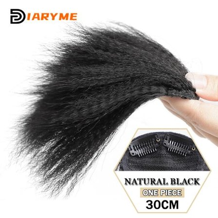 Syntetisk texturerad Perm Hårdyna Hårförlängningsklämma i håret Osynliga hårkuddar ovanför hårstrån Öka hårets volym Peruker