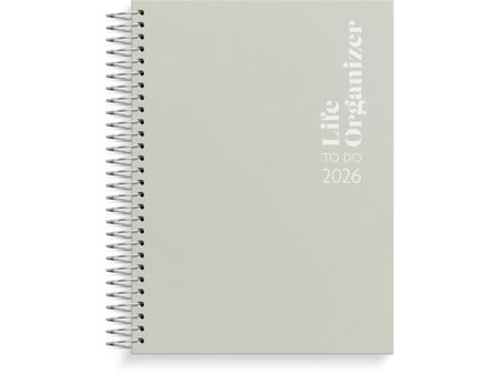 Burde Life Organizer To Do 2026 - Lyreco - Almanackor och kalendrar - Temakalendrar - Hälsa