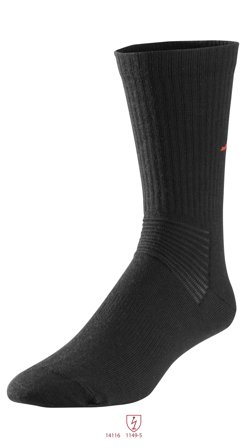 Snickers Workwear 9262 ProtecWork Strømpe svart, flammesikring 43-45, Klær