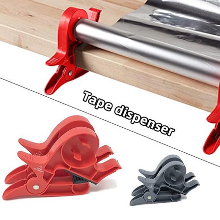 Presentpapper Tejprulle Dispenser Presentinslagning Verktyg Förpackningsrulle Klämhållare