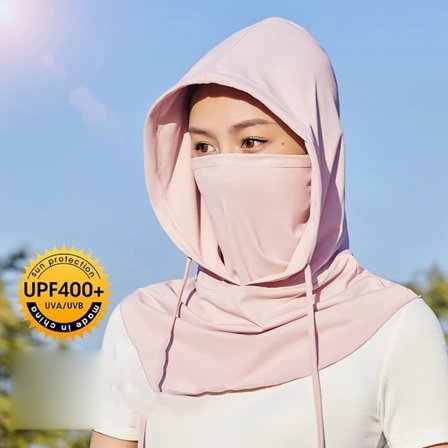 Ansigtsmaske Solhætte Hat UV Beskyttelse Is Silke Halstørklæde Mænd Kvinder