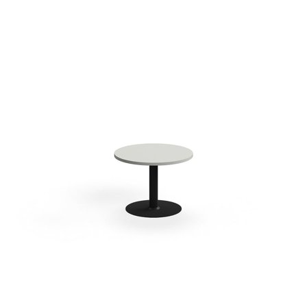Coffee table VERTICUS, Ø700x500 mm, light grey/black