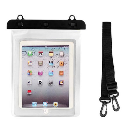 Vandtæt cylindrisk tablet PC-taske med snor til 10,2-tommer tablets