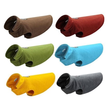 L Storlek Husdjur Hund Varm Jacka Fleece Jacka Jumper Tröja Vinter Valp Väst Outfit L