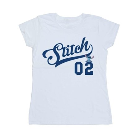 Disney Dam/Kvinnor Lilo Och Stitch Atletisk Bomull T-shirt XX