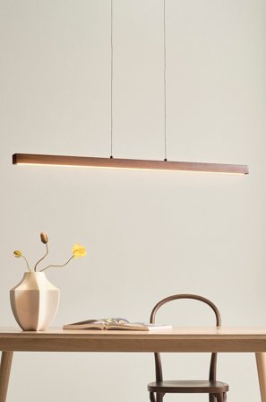 Jotex - METIS taklampe LED Valnøttbrun - Kjøp Taklamper hos Jotex