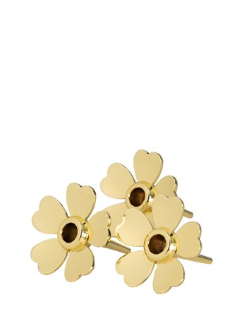 Design House Stockholm Me To You Candle Holder 3-Pack - Gold - ONE SIZE