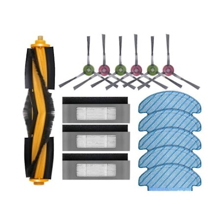 Byte av rengöring av sidoborste Huvudborste Filtertrasor