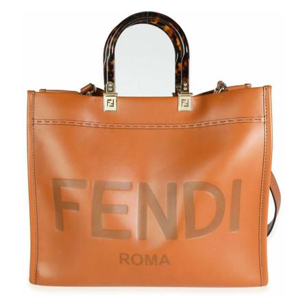 Fendi, Tote Bags Bruin, Dames, Maat:ONE Size,leer