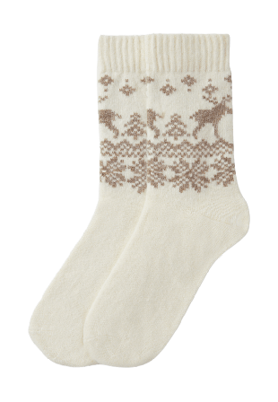 Å WOMAN Strumpor i angoramix Sockor Vit 39-41