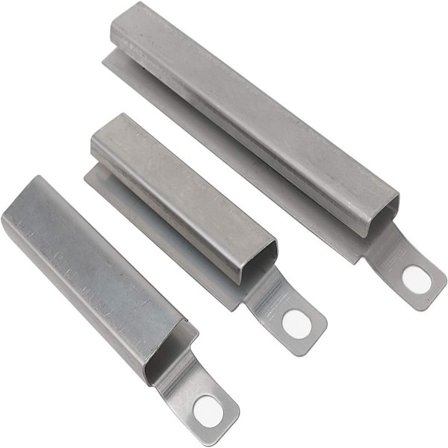 3-Pakkauksen Crossover-putki kaasugrillille - Hopea