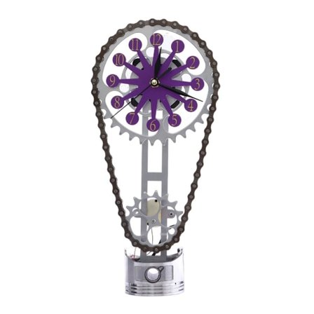 Kedjeväxelklocka Bordsklocka LILA A A