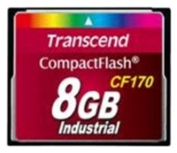 Transcend Industrial - flashminnekort - 8 GB - CompactFlash