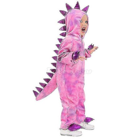 Cute Kids Boys Girls Dinosaur Costume Children Jumpsuit Suit Halloween Purim Carnival Party Show Clothes C85m70 S High Quality -a