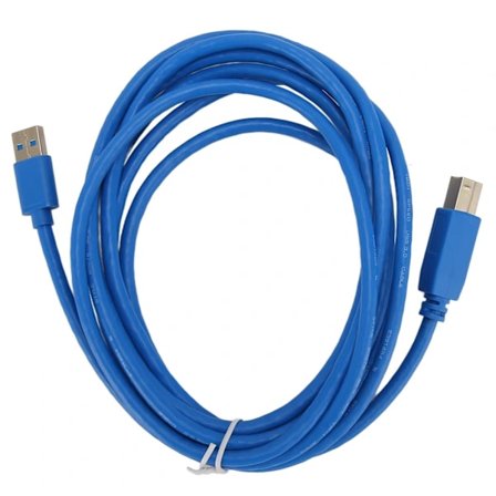 USB 3.0 -tulostinkaapeli A-uros - B-uros 5 Gbps 3 metriä pitkä PVC-kupari USB-skannerijohto ulkoisille kiintolevyille Hub-XF20-0.1