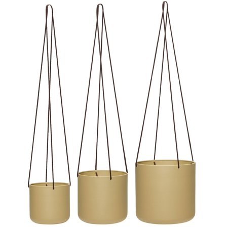 Hübsch hängande blomkruka 3 st, beige | Inredning > Vaser & Krukor > Kruka | Bagaren och Kocken