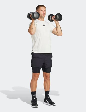 adidas Performance Gym+ 2In1 Short - Black - S