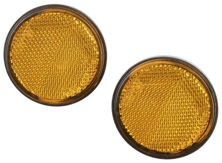 CJ 547178 Fordonsreflex till släpvagn, 2-pack, orange, med skruv, Verkstad & fordon