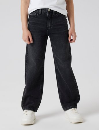 name it Nkfrose Hw Straight Jeans 9222-Rm Noos - Black - 164