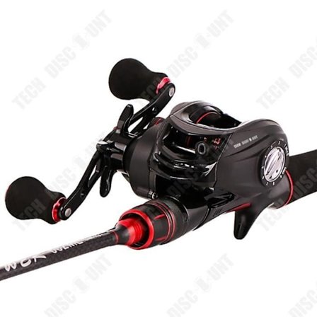 Fiskestang - TD - Lang rækkevidde - Lige håndtag - Pistolgreb - 20 tilbehør