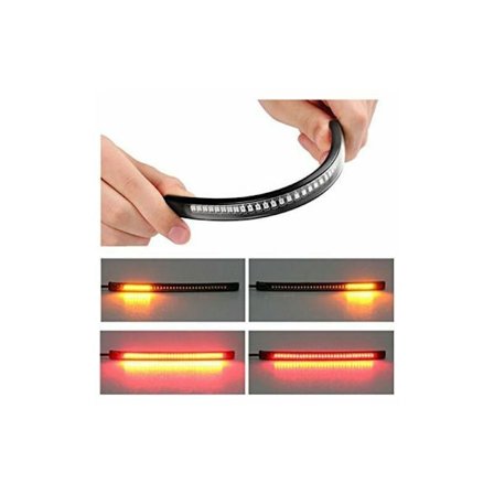 48 LED bromsljus för motorcykel, bil, cykel, blinkersljuslist, 12 V.