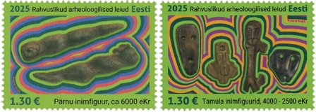 Estland - Arkæologigiske opdagelser - Postfrisk sæt 2v