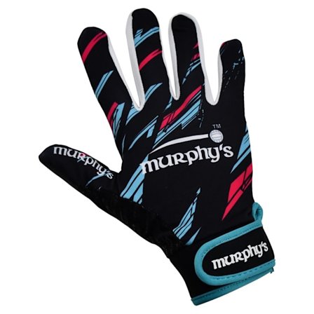 Murphys Childrens/Kids Gaelic Gloves 5 år Svart/Blå/Rosa