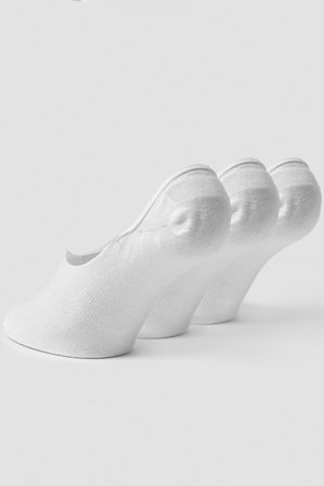 Invisible Socks 3-pack White