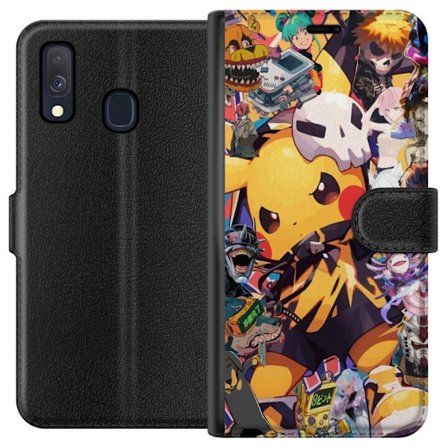 Kompatibelt Plånboksfodral till Samsung Samsung Galaxy A40 Marshmallow Roblox King