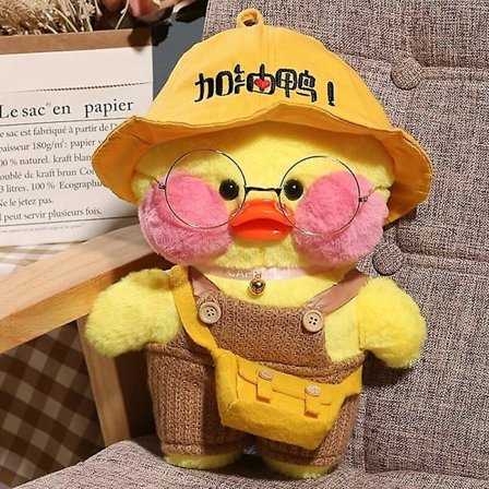 30 cm Sød Lalafanfan Cafe And Plyslegetøj Kawaii Lalafanfan And Dukke Blød Udstoppede Dyr Plys Pude Fødselsdagsgaver Til Børn 25-30 cm