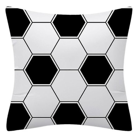 Sports Rugby Fodbold Basketball Pudebetræk 3d Digital Print Peach Fløjl Dekorativ Kvadratisk Pudebetræk-størrelse 9