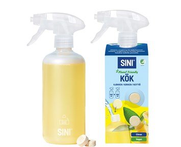 Rengöringstablett Kök Startpaket - SINI startpaket med tablett & flaska för kök