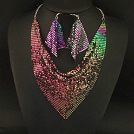 Halsband med örhänge set