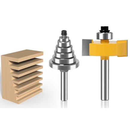 Jyrsinterä 6 laakerilla, 6 mm 8 mm 12 mm 12,7 mm, laaja käyttöalue, säädettävät laakerit, huullosjyrsin