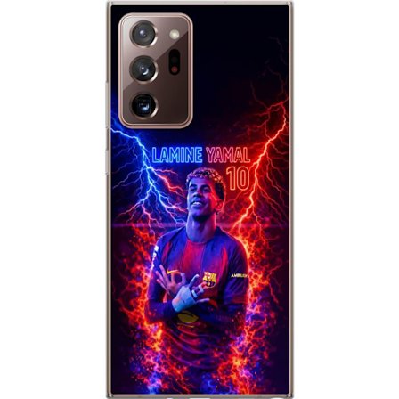 Yhteensopiva Puhelinkuori Samsung Galaxy Note20 Ultra Viktor Gyökeresin muotokuva Arsenal-paita päällä, jossa intensiivinen katse ja tumma dramaattine