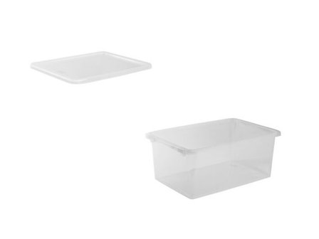 Förvaringsbox Store It 40L Transp.m lock - Lyreco - Skolmöbler och inredning - Förvaringsmöbler - Backar, boxar och korgar