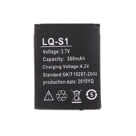 LQ-S1 3.7V 380mAh Genopladelig Li-ion Batteri til Smart Watch Ny