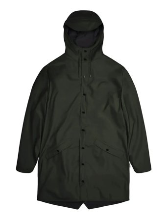 Rains Long Jacket W3 - Green - XL