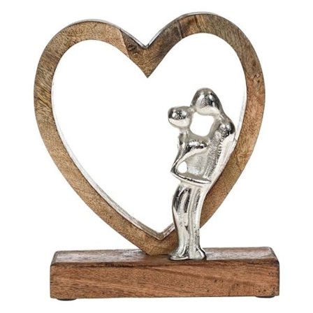 Kärlekspar Hjärta Ornament. Alla hjärtans dag