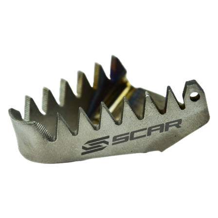 SCAR Tip Titanium Brake Pedal Tip - Husqvarna FE 450 2014-2016