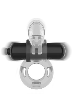 Kjøp Fry Transparent Vibrating Ring - Penisring med vibrator | God pris