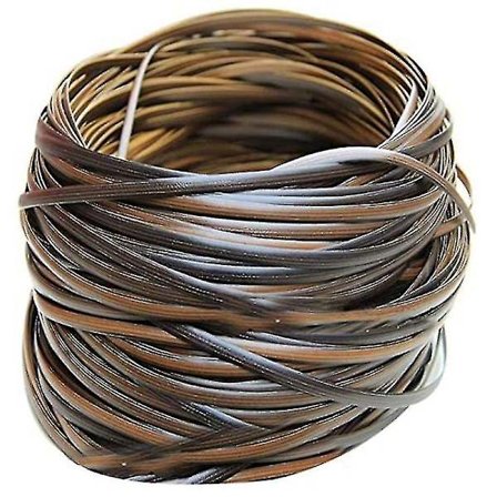 Kaffe Gradient Flad Syntetisk Rattan Flet Materiale Plast Rattan Til Strik Og Reparation Stol Fane